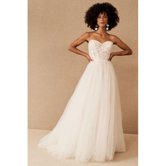 BHLDN Wtoo by Watters Clarinda Wedding Gown Size 14